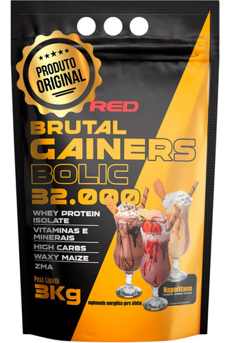 Hipercalórico Brutal Gainers Bolic (red Series) 32.000 3kg