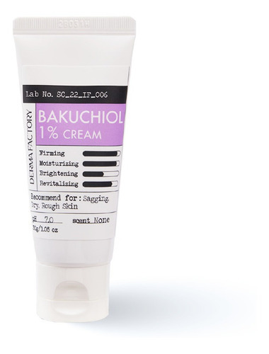 Crema Con 1% Bakuchiol Retinol Vegano Dermafactory