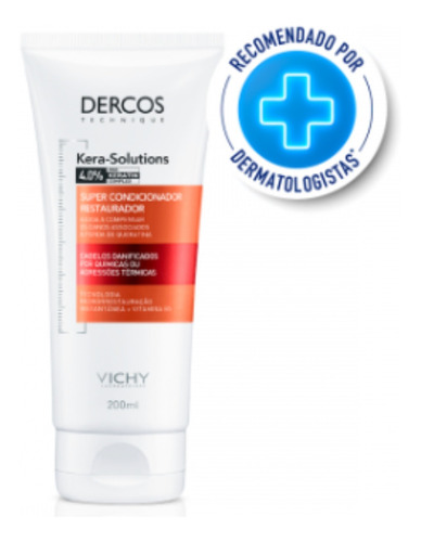 01 Unidade Condicionador Vichy Dercos Kera-solutions 200ml