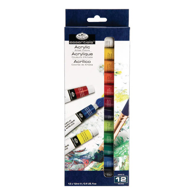 Set Pintura Acrílica 12 Tubos Royal & Langnickel Multicolor Acabado Mate | MercadoLibre