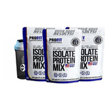 Combo 3x Whey Isolate Protein Isolado Mix 900g + Coq Profit