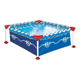 Pileta Estructural Rectangular Sol De Verano Sol 100 Con Capacidad De 500 Litros De 1.3m De Largo X 0.95m De Ancho  Azul