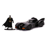 Batman & Batmobile Vehiculo 1:32 Batimovil Coleccion Dc Ed