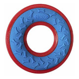 Frisbee Para Perro Color Aro Azul Y Rojo De Goma Resistente