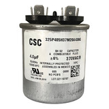 Capacitor 4uf 370vac Aluminio Terminal 50/60hz 4mfd 370v Cbb