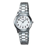Reloj Casio Ltp-1275d-7bdf Plateado Mujer Original