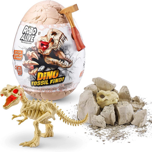 Huevo De Dinosaurio Fosil Robo Alive