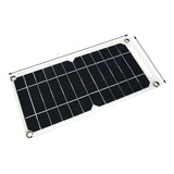 Panel Solar De 5v Y 10w Con Salida Usb