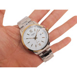 Reloj Hombre Tressa Acero Inoxidable Sumergible Calendario