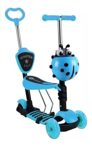 Patineta Scooter Convertible 5 En 1 Para Niños 