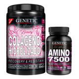 9 Aminos Esenciales Colágeno Resveratrol Q10 Vit C E Genetic