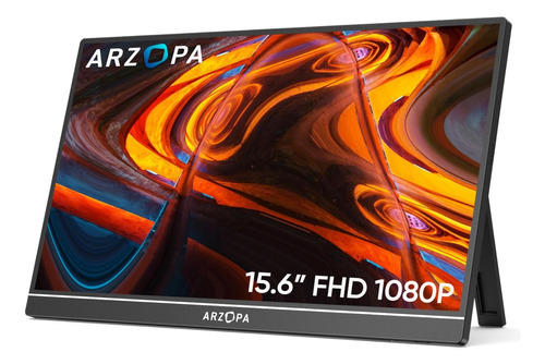 Monitor Portatil De 15.6'' 1080p Hdr 60hz Marca Arzopa