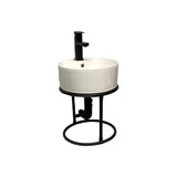 Gabinete Baño Flotante  Metalico+lavabo Ceramico +accesorios