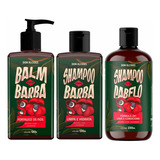 Kit Balm Shampoo Barba E Shampoo Cabelo Guaraná Don Alcides