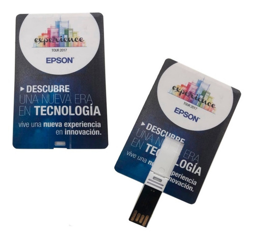 Combo 15 Usb 16gb T. Tarjeta Personalizad Fullcolor 2 Lados 