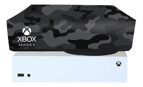 Capa Xbox Series S - Camuflada Cinza