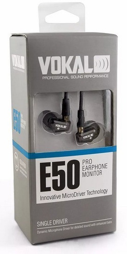 Fone De Ouvido Vokal E50 Pro In Ear Para Retorno C/ Nfe