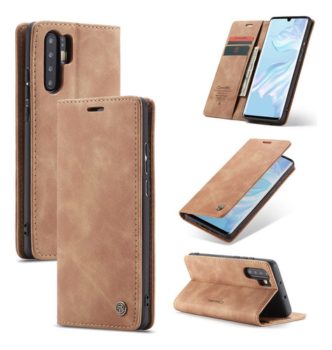 Funda Para Huawei P30 Pro Carcasa Flip Case Wallet Kickstand