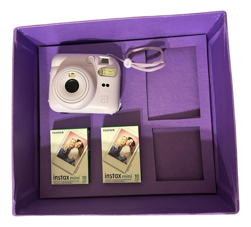  Cámara Instantánea Fujifilm Instax Kit Mini 12 + 20 Films 