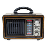 Radio Portátil Bluetooth Nisuta Vintage Recargable Ns-rv18