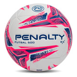 Pelota De Futsal Penalty Rx 500 Xxiii Blanco/rosa/azull