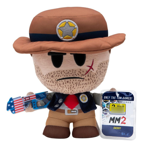 Peluche Roblox Mm2 Sheriff Devserie Collector 20cm Original