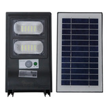 Lampara Solar Suburbana Led 20w Con Fotocelda Panel Y Sensor