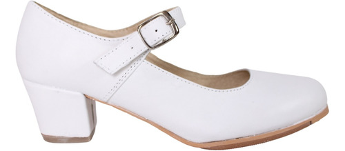 Zapato Zapatilla Danza Regional Ballet Folkorica Blanco