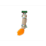 Rascador Juguete Interactivo Zootec Gato Rolo Con Pluma 19cm