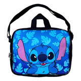 Lancheira Térmica Escolar Infantil Stitch Azul Volta Aulas