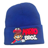 Gorro Lana Mario Bross Super Heroes Gr03
