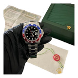 Reloj Compatible Con Rolex Gmt Pepsicolor Automatico Zafiro 