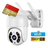 Camera Segurança Wifi A8 Pro Prova D'água 1080p + 64gb