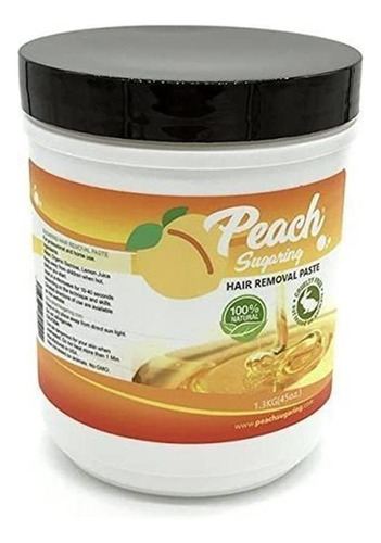 Sugaring Paste Medium - Peach Sugaring Organic Hair Removal