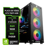 Pc Gamer, Intel I5 3470, Gtx 750ti 4gb, 16gb Ddr3, Ssd 240gb