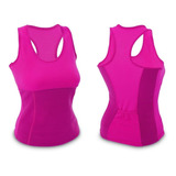 Camiseta Termoactiva Reductor M L Xl Negro Fucsia Calipso