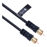 Cable Aereo Coaxial Con Conectores De Pin F-f Masculinos Par
