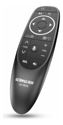 Controle Universal Lelong Mouse Comando De Voz Pc Tv 2.4g