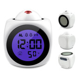 Reloj Alarma Digital Con Proyector