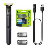 Aparador Pelo Philips One Blade Qp1424/10 2 Pentes + 1 Refil