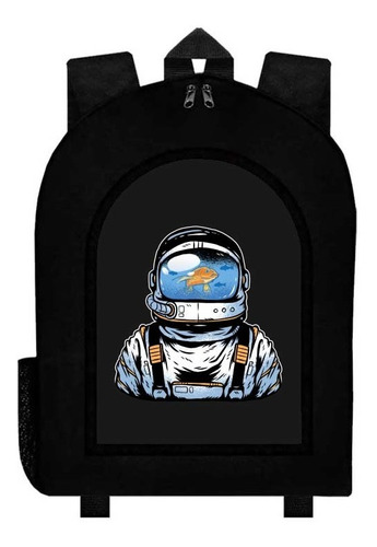 Mochila Negra Astronauta A4