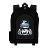 Mochila Negra Astronauta A4