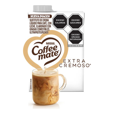 Coffee Mate Líquido Extra Cremoso Sustituto de Crema para Café de 530g | MercadoLibre