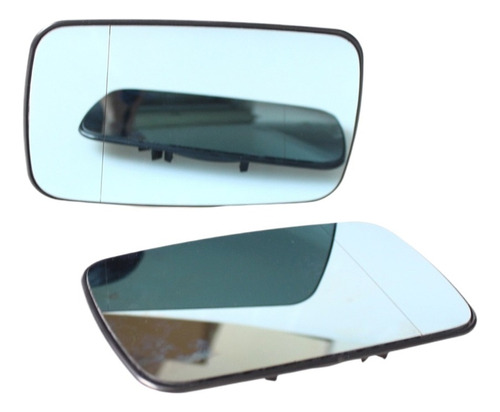 1 Par De Espejos Retrovisor Con Placa Trasera Para Bmw E46