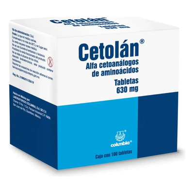 Cetolan 630 Mg Caja C\u002F100 Tabletas - LABORATORIOS COLUMBIA COMERCIAL, S.A. DE C.V. | Envío gratis