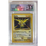 Pokemon Tcg Zapdos 16 Base Set Gradelat 5.5