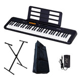 Teclado Casio Cts100 Organo 5 Octavas + Soporte + Funda