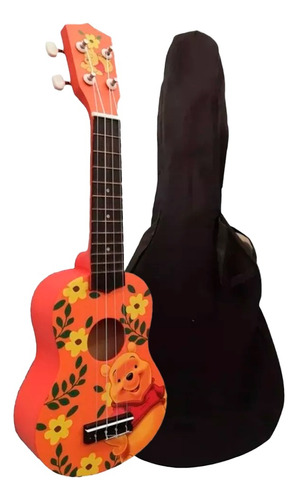 Ukelele Sunset Soprano Winnie The Pooh Con Funda