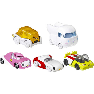 Vehículo Hot Wheels Sanrio Pack X5 Hello Kitty Escala 1:64