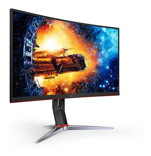 Monitor Curvo  24  Aoc C24g2, Panel Va, 165hz, 1ms, Freesync